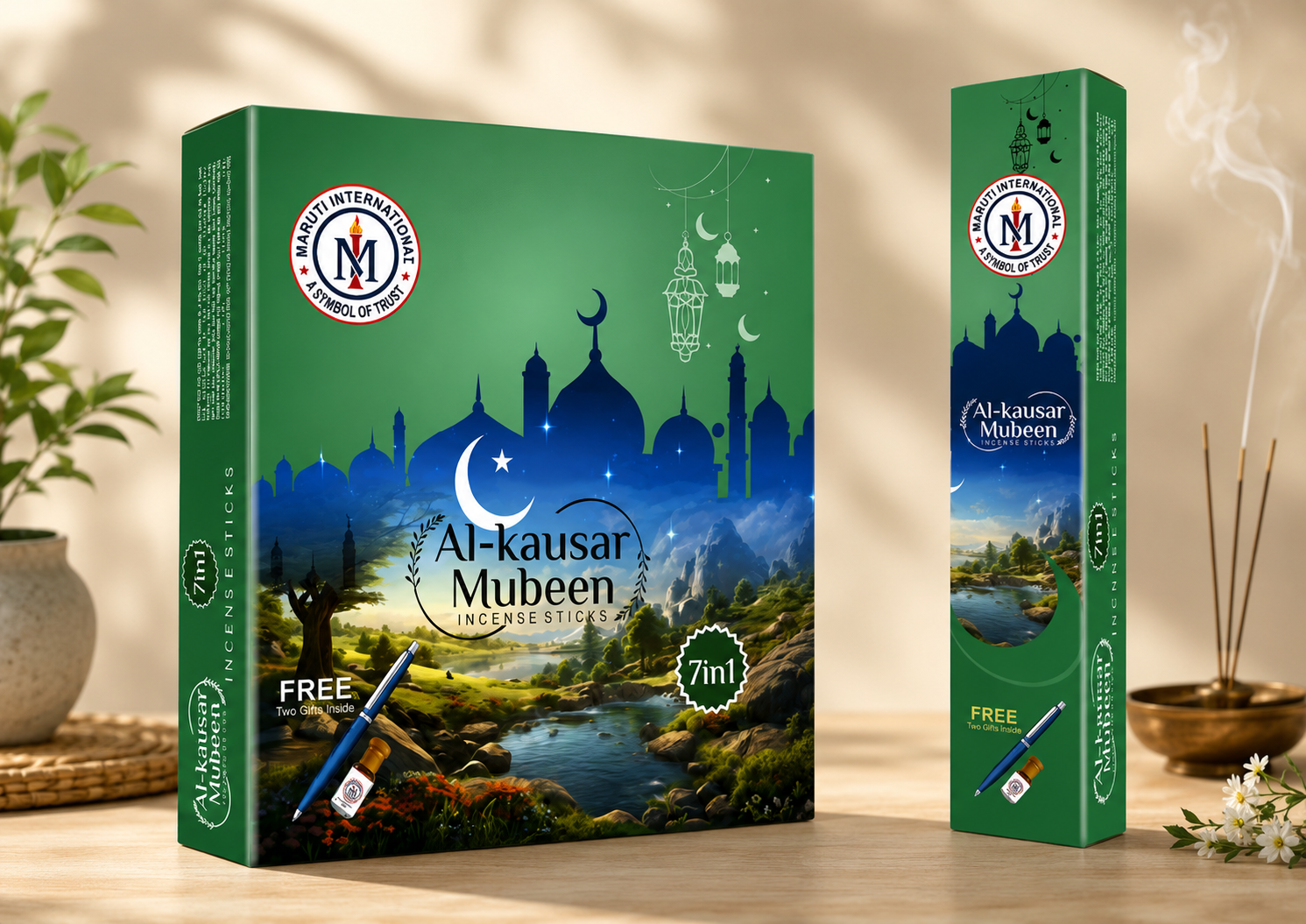 Premium 7-in-1 Incense Sticks